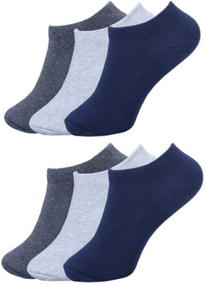 CROSSWELL Men & Women Solid Low Cut(Pack of 6)