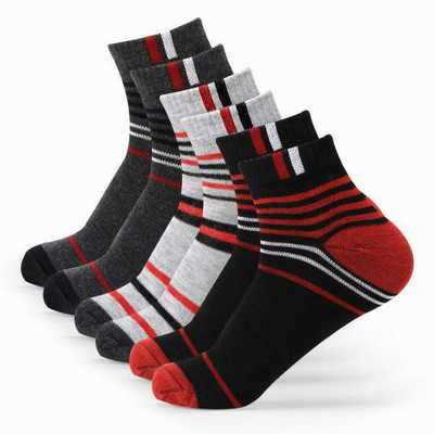 Whippet Unisex Solid Ankle Length(Pack of 3)