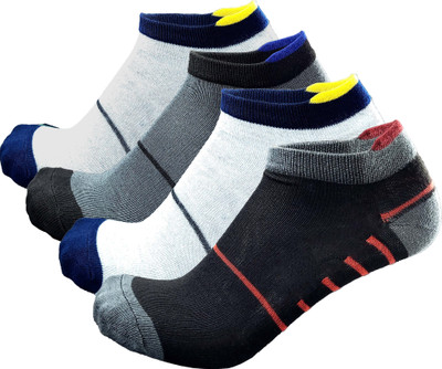 METRONAUT Men & Women Striped Ankle Length(Pack of 4)