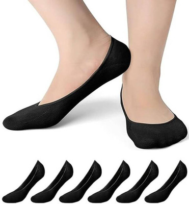 aureva lifetsyle Men & Women Solid Low Cut, Peds/Footie/No-Show(Pack of 6)