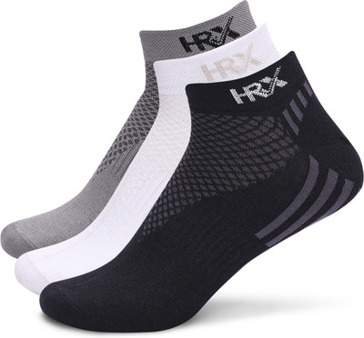 HRX by Hrithik Roshan Men Solid Low Cut(Pack of 3)