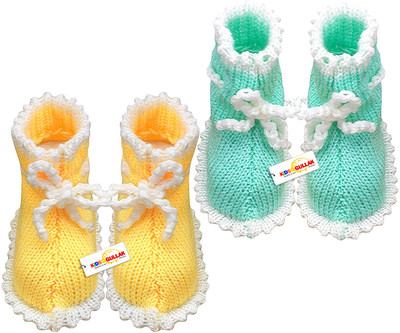 KIDSGULLAK Baby Boys & Baby Girls Solid Ankle Length(Pack of 2)