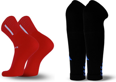 Triangles Men & Women Solid Ankle Length, Over the Knee(Pack of 2)