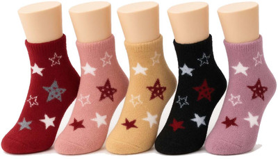 MIKONIKO Women Printed Ankle Length(Pack of 5)