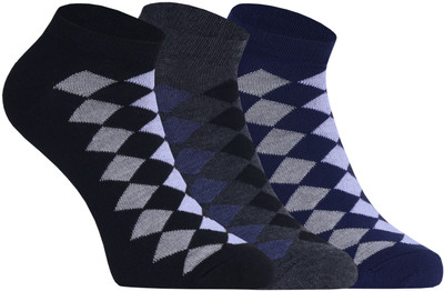 SOXVIEW Men Striped Ankle Length(Pack of 3)