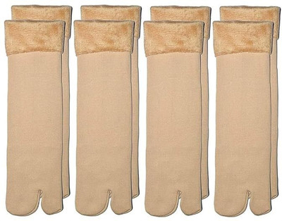 Basketship Women Self Design Mid-Calf/Crew(Pack of 4)