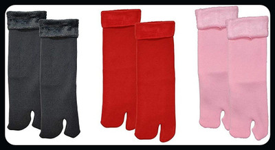 Creeknest Women Solid Ankle Length, Over the Knee(Pack of 3)