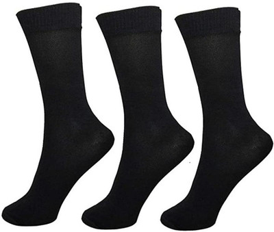 Akeeta Men Solid Calf Length(Pack of 3)