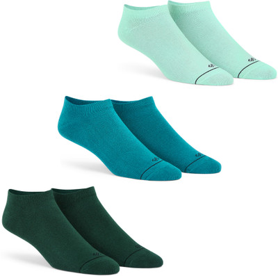 Dynamocks Unisex Solid Ankle Length(Pack of 3)