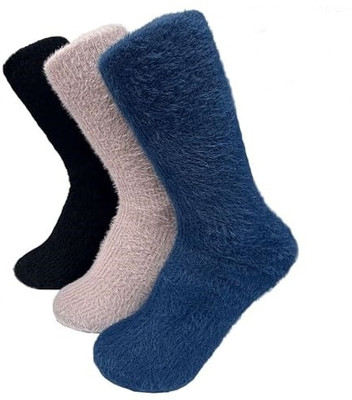 Suprix Women Solid, Woven Ankle Length, Calf Length, Mid-Calf/Crew(Pack of 3)