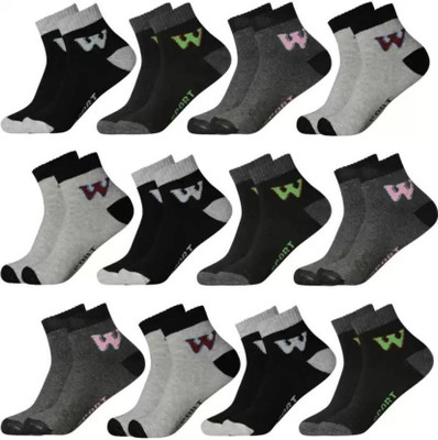 aTOzCRAFTS Men Solid Ankle Length(Pack of 12)