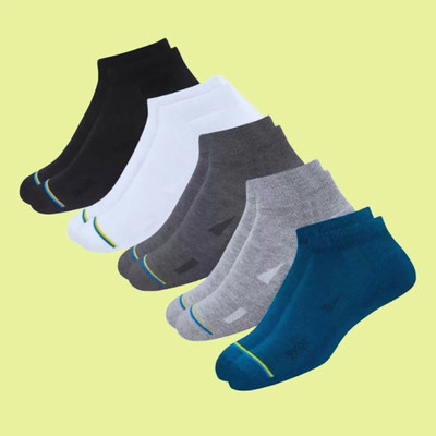 MJE Men & Women Solid Ankle Length, Peds/Footie/No-Show deal from flipkart