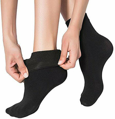 Eshopable Women Solid Ankle Length(Pack of 2)