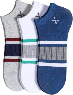 RECKZOZ Men Self Design Ankle Length(Pack of 3)