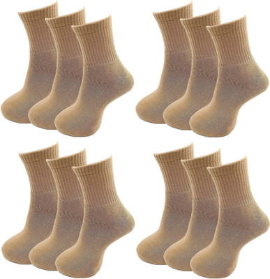 Akeeta Men Solid Ankle Length(Pack of 12)