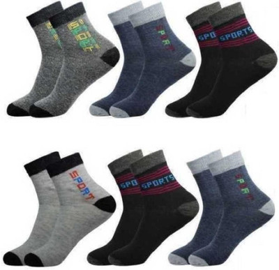 Akeet Trend Men Printed Ankle Length(Pack of 6)