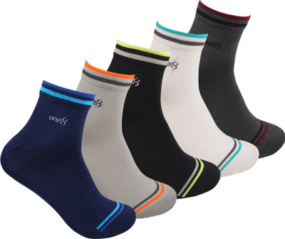 one8 Men Solid Ankle Length(Pack of 5)