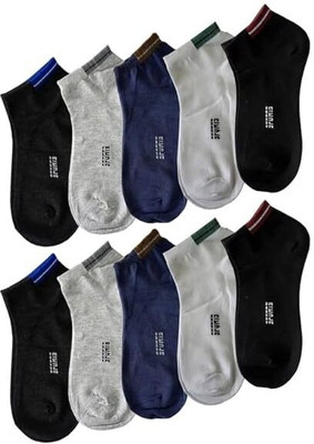 BRIJAANYA Men Floral Print Ankle Length(Pack of 10)