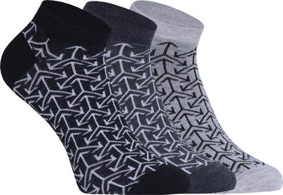 Soxbae Men Printed Ankle Length(Pack of 3)