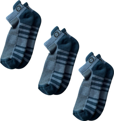 fourO Men & Women Striped Ankle Length(Pack of 3)