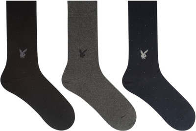 SOCKSXPRESS Men Printed Calf Length(Pack of 3)