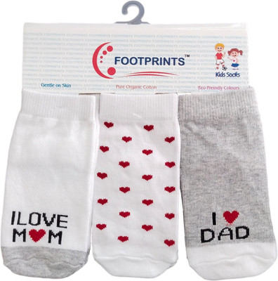 Footprints Organic Cotton Baby Boys & Baby Girls Printed Ankle Length(Pack of 3)