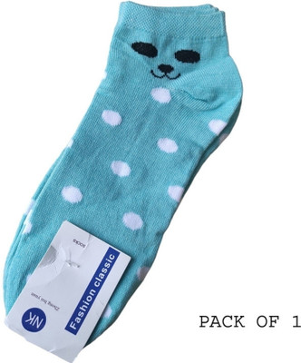 LeafBlu Women Graphic Print, Printed, Striped, Self Design Ankle Length, Low Cut, Peds/Footie/No-Show