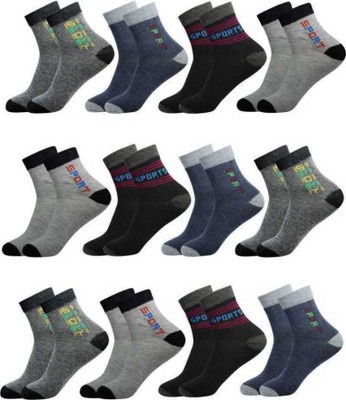 Akeet Trend Men Embellished Ankle Length(Pack of 12)
