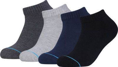 FABdon Men Solid Ankle Length(Pack of 4)