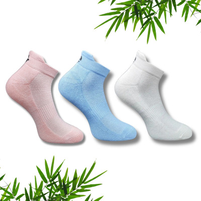 ecosync Men & Women Solid Ankle Length(Pack of 3)