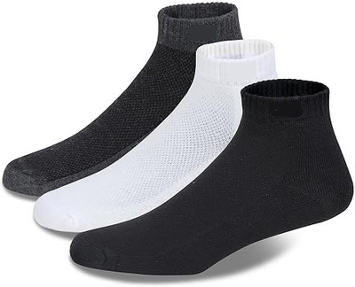 LOOKBOOST Men Solid Mid-Calf/Crew(Pack of 5)