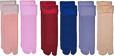 XOALT Girls Solid Ankle Length(Pack of 6)