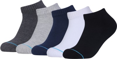 FABdon Men Solid Ankle Length(Pack of 5)