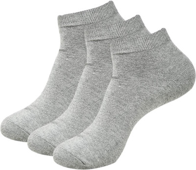 Cozyway Men Solid Ankle Length(Pack of 3)