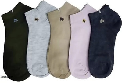 Sockszone Unisex Argyle Low Cut(Pack of 5)