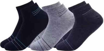 VKXPCHI Men & Women Solid Ankle Length(Pack of 3)