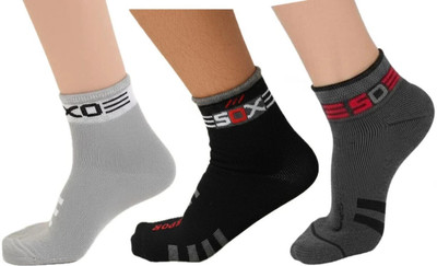 croxter Men Solid Ankle Length(Pack of 3)