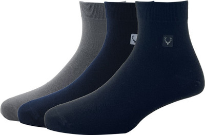 Allen Solly Men Self Design Mid-Calf/Crew(Pack of 3)
