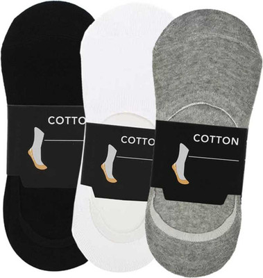 MAAHI ENTERPRISES Unisex Self Design, Solid Peds/Footie/No-Show(Pack of 3)