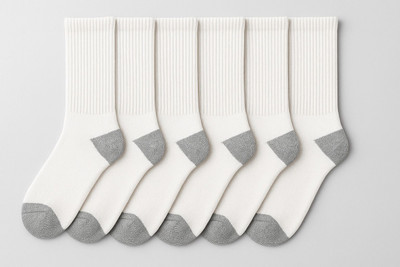 SIZE MATTERS Men & Women Solid Calf Length(Pack of 6)