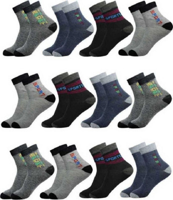 Akeet Trend Men Printed Ankle Length(Pack of 12)