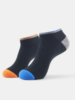 JOCKEY 7052 Compact Cotton Elastane Stretch Men Solid Low Cut(Pack of 2)