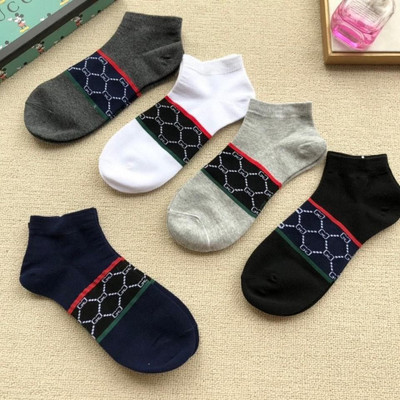 JEMOX Men & Women Striped Ankle Length(Pack of 5)