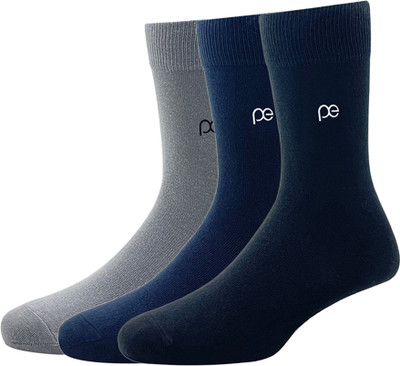 PETER ENGLAND Men Solid Calf Length(Pack of 3)