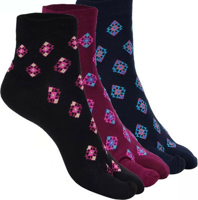 Cavenders Women Printed, Self Design Ankle Length(Pack of 3)