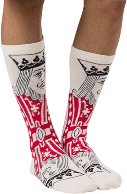 SOCKSXPRESS Men Embellished Calf Length(Pack of 2)