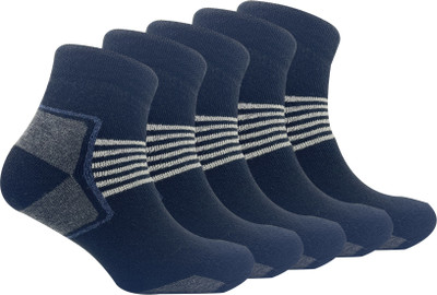 IVA MOZATIA Men & Women Self Design Ankle Length(Pack of 5)