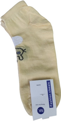 LeafBlu Women Graphic Print, Printed, Striped, Self Design Ankle Length, Low Cut, Peds/Footie/No-Show