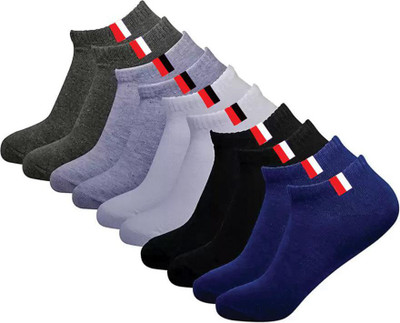 YSR-69 Unisex Self Design Low Cut(Pack of 5)