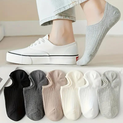 FABLISS Unisex Solid Ankle Length(Pack of 6)